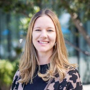 A headshot of Katie Rees, administrative assistant for the Lotus Endometriosis Institute.